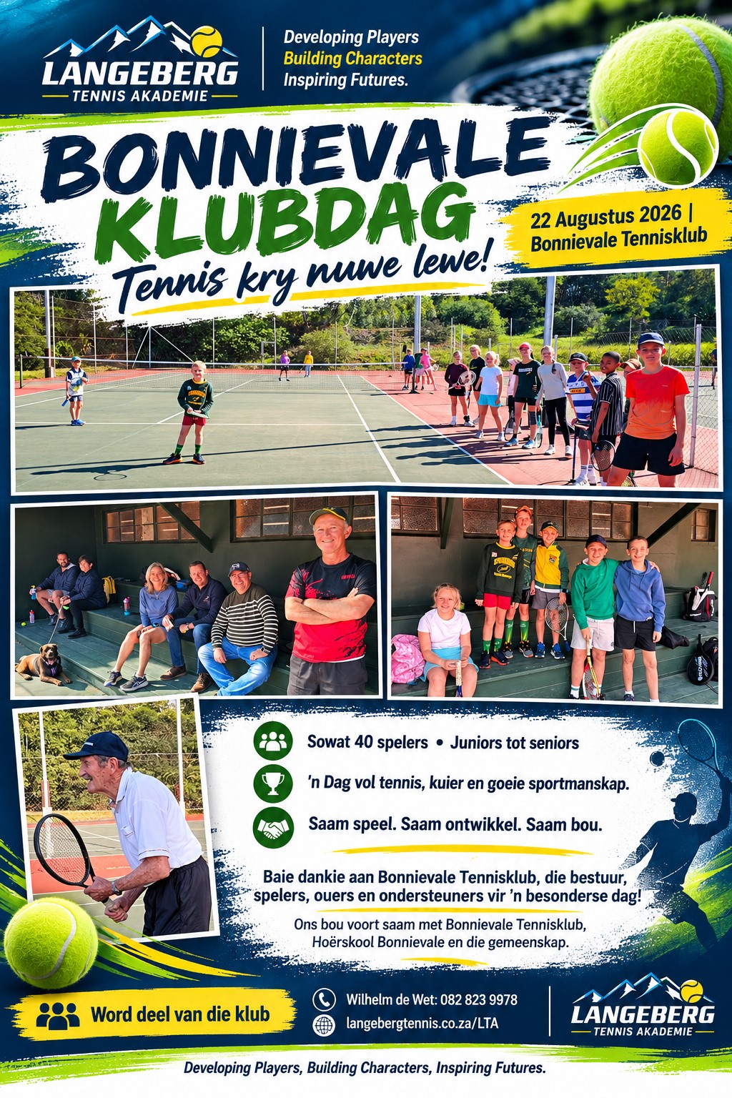 Bonnievale Tennisklub Ope Dag
