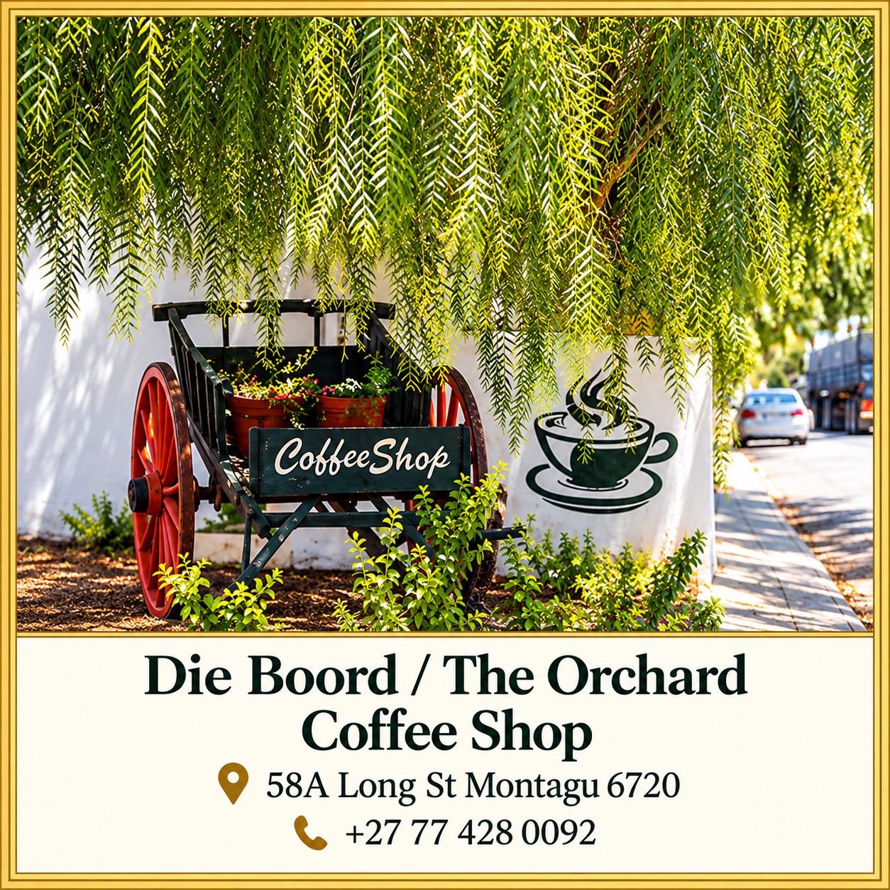 The Orchard Coffee Shop in Montagu2