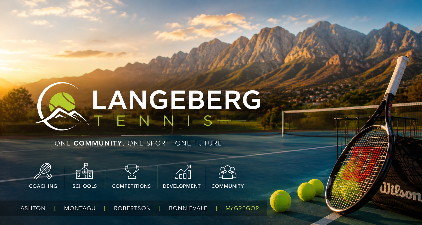 The Home of tennis in the Langeberg